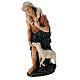 Statua pastore con pecorelle 60 cm s3