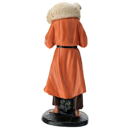 Statue berger avec mouton sur les épaules en plâtre crèche 60 cm Arte Barsanti 5