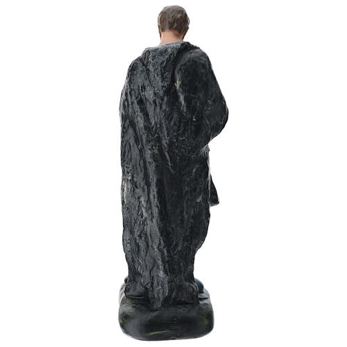 Pastor com gaita de foles Arte Barsanti para presépio gesso com figuras de 60 cm de altura média 5