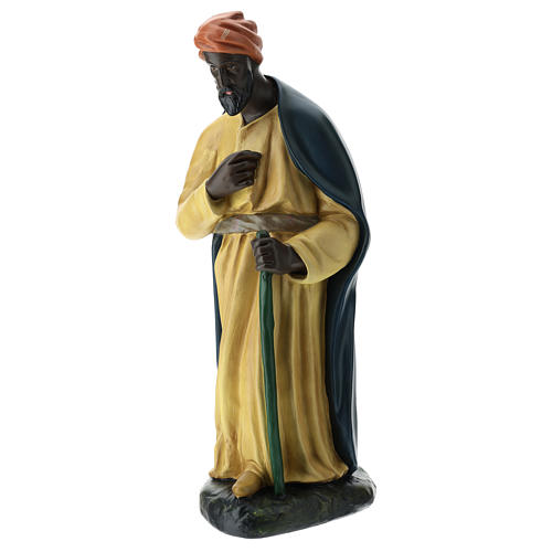 Statua cammelliere con mantello presepe Arte Barsanti 60 cm 3