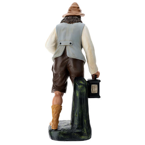 Figura pasterz na pniu z latarenką 60 cm Arte Barsanti 5