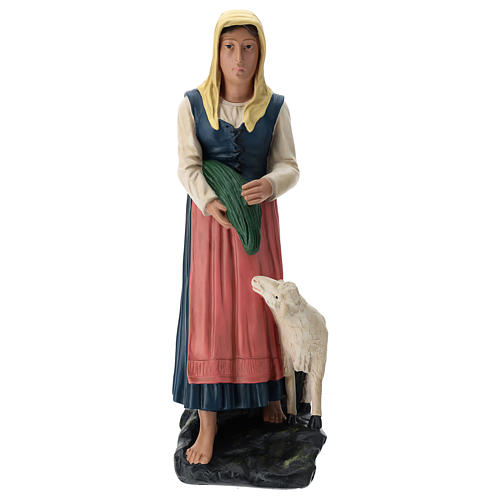 Shepherdess with vegetables and sheep 60 cm Arte Barsanti 1