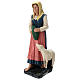 Shepherdess with vegetables and sheep 60 cm Arte Barsanti s3