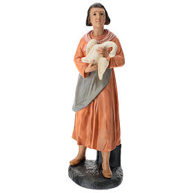 Statue femme avec oie 60 cm plâtre Arte Barsanti