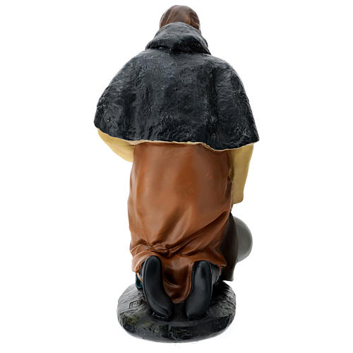 Statue berger à genoux 60 cm plâtre Arte Barsanti 5