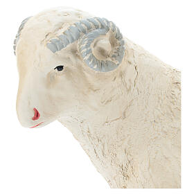 Goat 60 cm Arte Barsanti in hand painted plaster