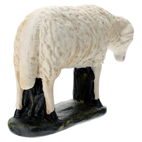 Schaf für Krippe aus Gips für Krippen Arte Barsanti handbemalt, 60 cm 5
