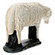 Schaf für Krippe aus Gips für Krippen Arte Barsanti handbemalt, 60 cm s5