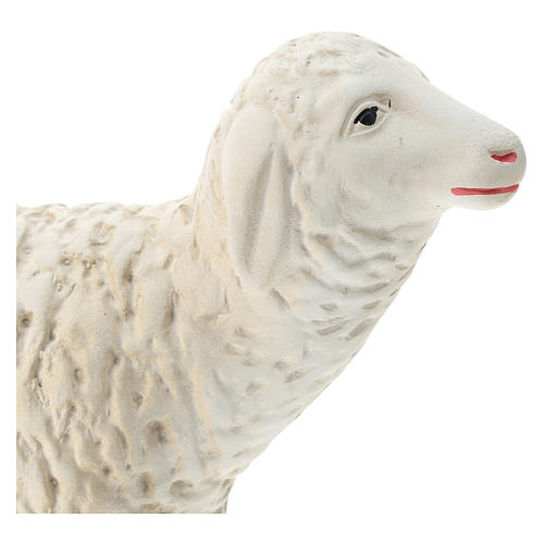 Estatua oveja mirada derecha belén Arte Barsanti 60 cm 2