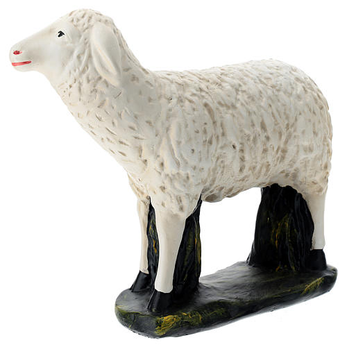 Statue mouton regard vers la droite 60 cm plâtre Arte Barsanti 3