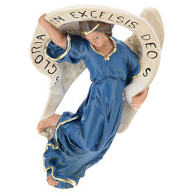 Engel Gloria für Krippe aus Gips für Krippen Arte Barsanti handbemalt, 80 cm