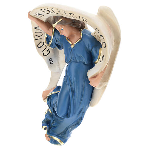 Figura Anioł Gloria szaty błękitne, szopka 80 cm Arte Barsanti 3