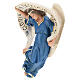 Angel of Glory dressed in blue, for 80 cm Arte Barsanti nativity s3