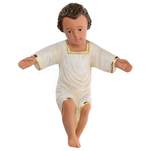 Enfant Jésus hauteur réelle 27 cm crèche 40-60 cm plâtre Arte Barsanti 1