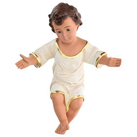 Gipsfiguren von Arte Barsanti: Statue Jesuskind aus Gips und bemalt für Krippen von Arte Barsanti, 36 cm Gipsfiguren von Arte Barsanti: Statue Jesuskind aus Gips und bemalt für Krippen von Arte Barsanti, 36 cm