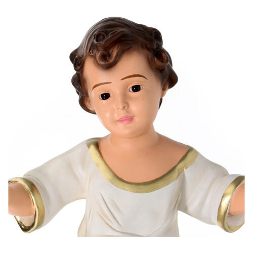Arte Barsanti Baby Jesus 36 cm (REAL HEIGHT) in plaster with glass eyes 2