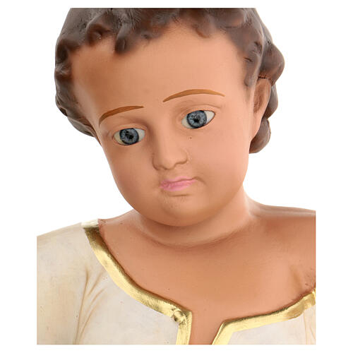 Gesù Bambino h reale 50 cm gesso e occhi in vetro Barsanti 5