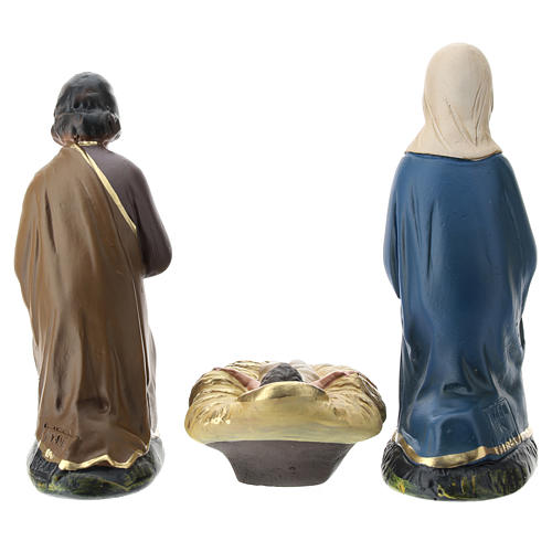 Arte Barsanti Nativity Scene with 12 hand-painted characters in plaster 15 cm 3