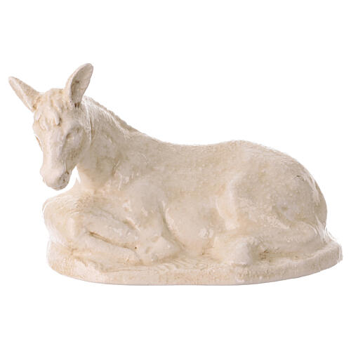 Nativité avec bœuf et âne en céramique ivoire rêche 50 cm terre cuite Deruta 10