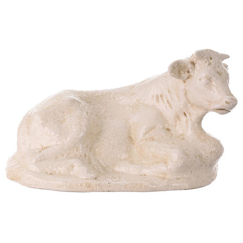 Nativité avec bœuf et âne en céramique ivoire rêche 50 cm terre cuite Deruta 11