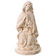 Nativité avec bœuf et âne en céramique ivoire rêche 50 cm terre cuite Deruta s6