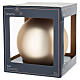 Bola beige vidrio esmaltado opaco 15 cm s2