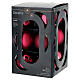 Box 12 palline rosse vetro riciclato lucido e opaco 6 cm s1