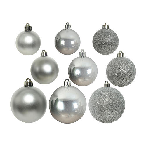 Box 25 palline lucide opache e glitter diam. assortiti plastica riciclata 2