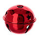 Addobbi 4 campanelle in ferro rosse 10x10x5 s2