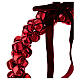 Set of 2 red bell garlands, 10 in s2