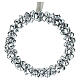Set 2 ghirlande campanelle color argento 25 cm s3