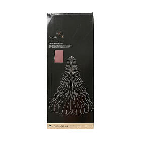 Décoration sapin de Noël 100% papier FSC bordeaux 70x90 cm
