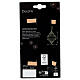 Addobbo carta albero di natale palla bordeaux e oro 10 cm FSC s3