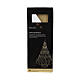 Addobbo carta albero di Natale bianco e oro 40 cm FSC s2