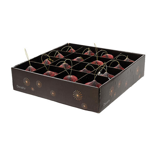 Set Wabenanhänger, 16-teilig, dreifarbig sortiert, 100 % FSC®, 8 × 8 cm 4