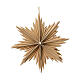 Star ornament, natural 70% FSC mix paper, 7x4 in s1