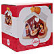 Presepe Natività bue ed asinello 7 pz Sevi legno dipinto 6 cm s6