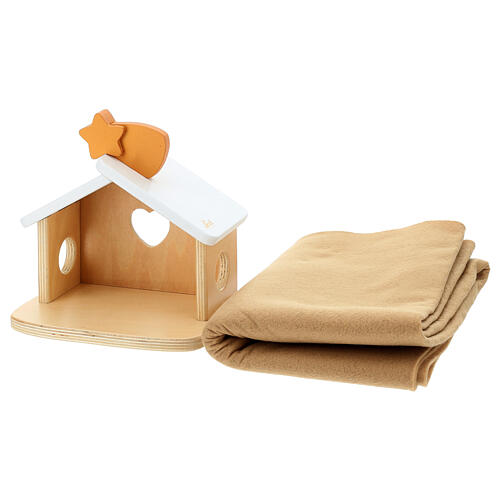 Set Presepe Completo 20 pz. Sevi legno dipinto 6 cm 8