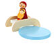 Crèche Sevi pont sur le lac 11 pièces bois peint 6 cm s2