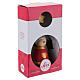 Sevi He Angel in red and gold, 2.4 in, painted wood s4