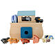 Arca degli animali di Noè 24 pz Play Set Sevi legno dipinto s2