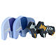 Arca degli animali di Noè 24 pz Play Set Sevi legno dipinto s8