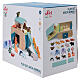 Arca degli animali di Noè 24 pz Play Set Sevi legno dipinto s14