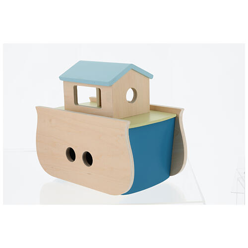 Noah's Ark Playset with Animal Figures 24 pcs Painted Wood 10