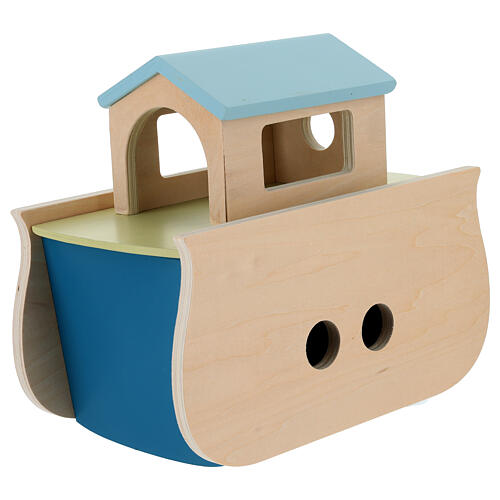 Noah's Ark Playset with Animal Figures 24 pcs Painted Wood 13