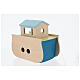 Noah's Ark Playset with Animal Figures 24 pcs Painted Wood s10