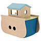 Noah's Ark Playset with Animal Figures 24 pcs Painted Wood s12