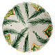 Pallina Natale Dell'Arte Ceramiche agrifoglio e fiore rosso 8 cm cipolla s3