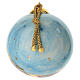 Esfera árbol Navidad Virgen Niño Jesús durmiendo Dellarte Ceramiche 10 cm pintada s3
