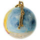 Bola árbol Navidad Natividad Dellarte Ceramiche pintada a mano 10 cm s3